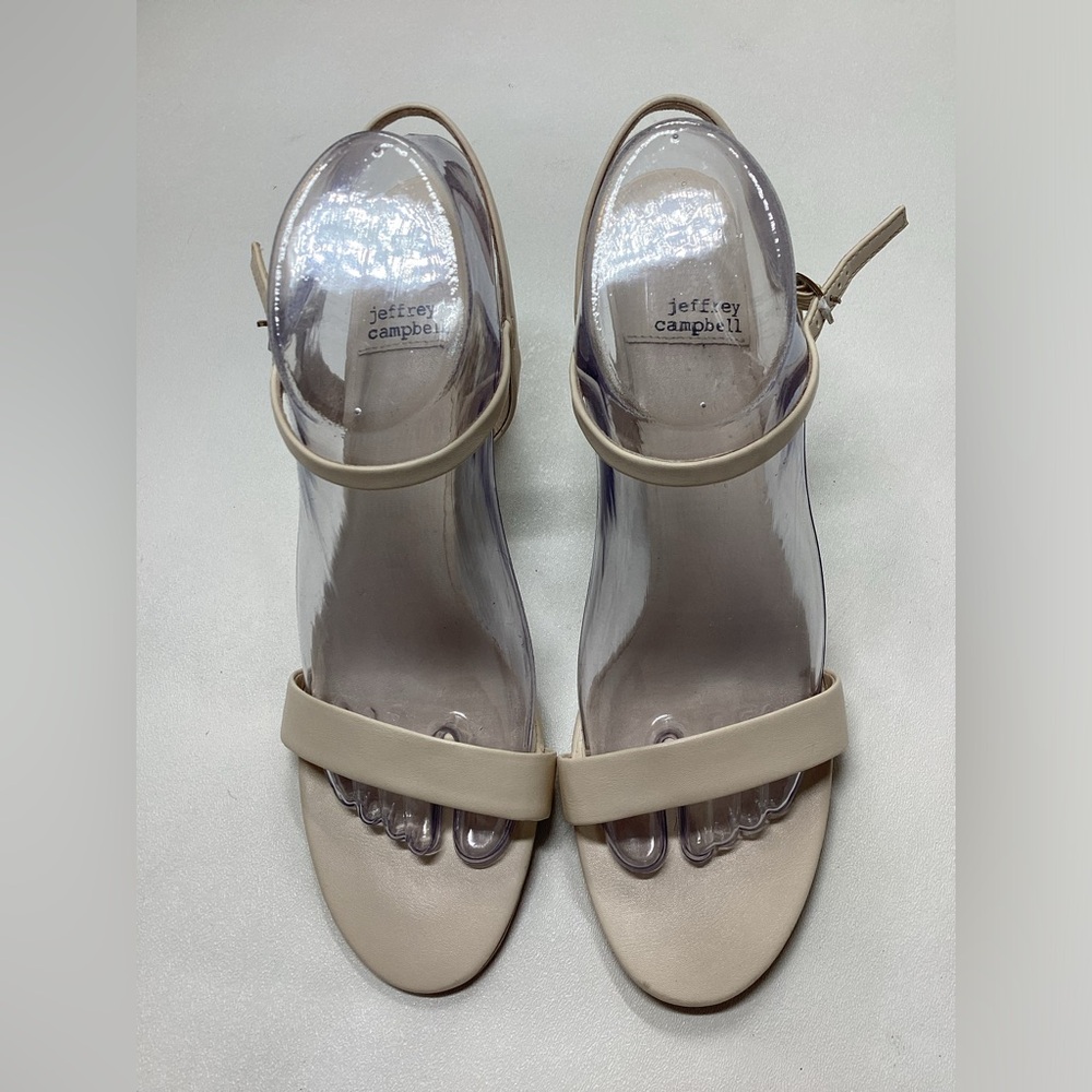 Jeffrey Campbell Go  There Block Heel Sandal Size 9.5 - Picture 6 of 13